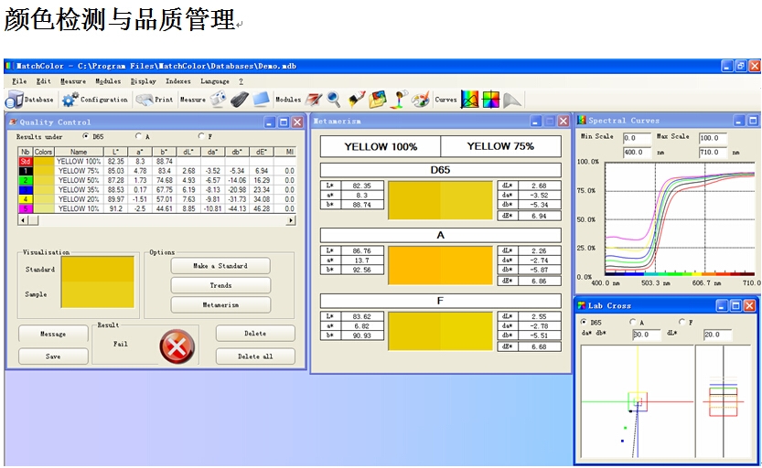 Matchcolor TM 电脑测配色软件